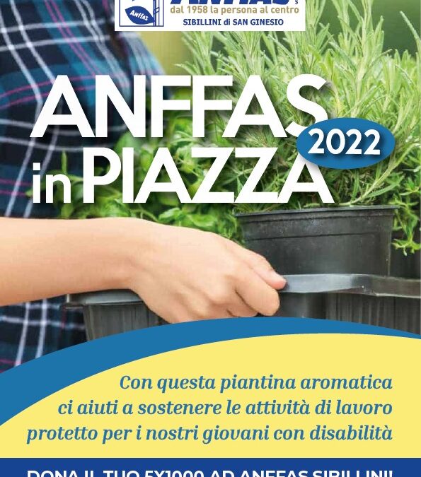 Anffas in Piazza: ci vediamo domenica 3 aprile